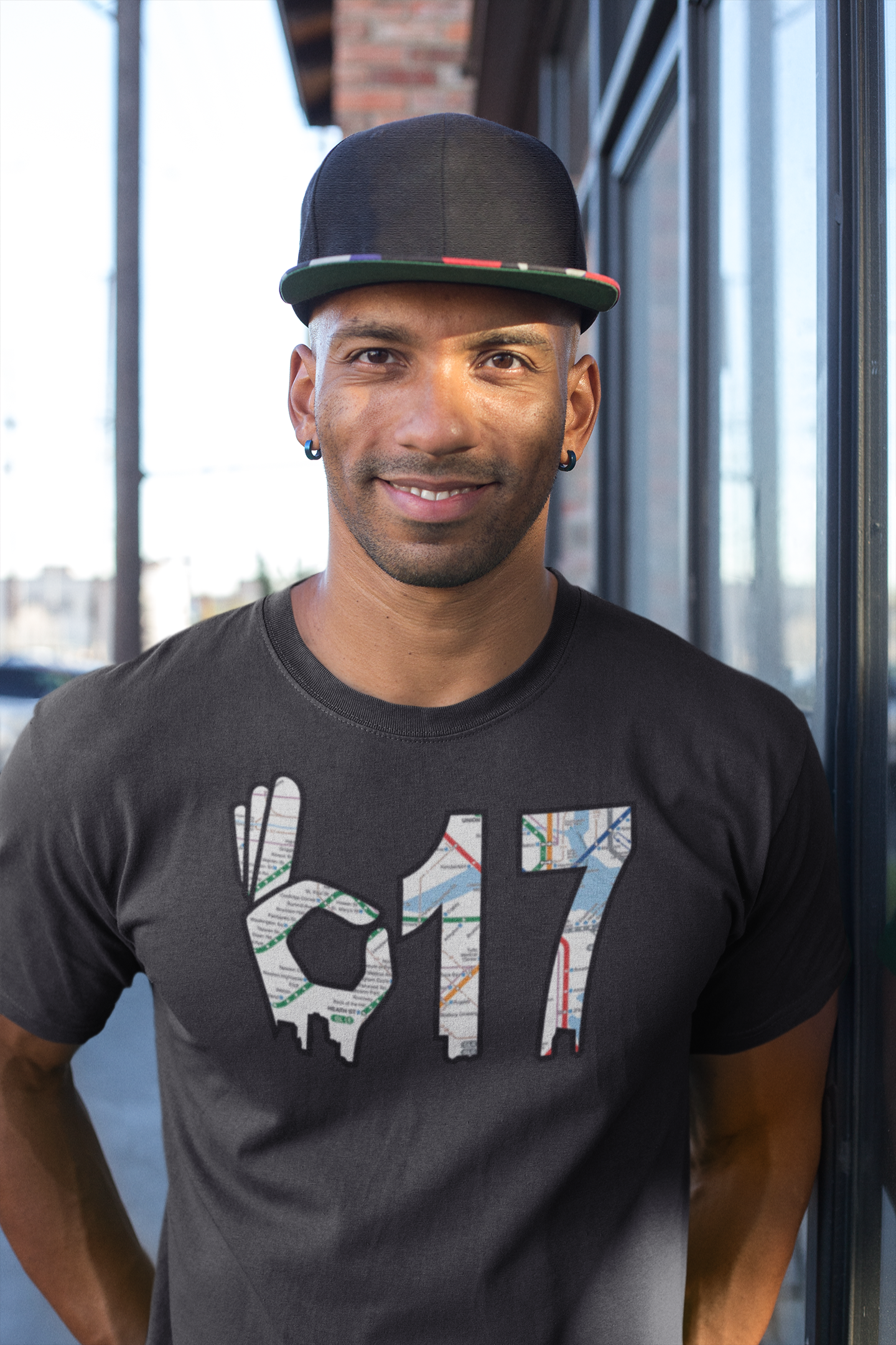 Boston 617 Highway Sign T-Shirt T-Shirt / Charcoal / XL